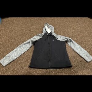 Therma fit Nike boys zip sweatshirt lightweight jacket casual warm hoodie EUC